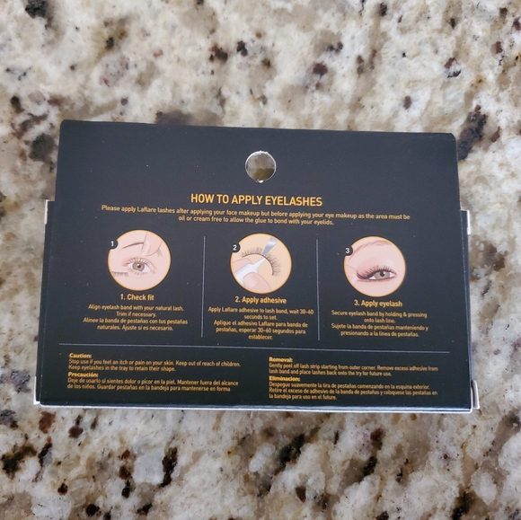 🆕 4PCS / LAFLARE 3D FAUX MINK LASHES LFSD 24A - Picture 3 of 3